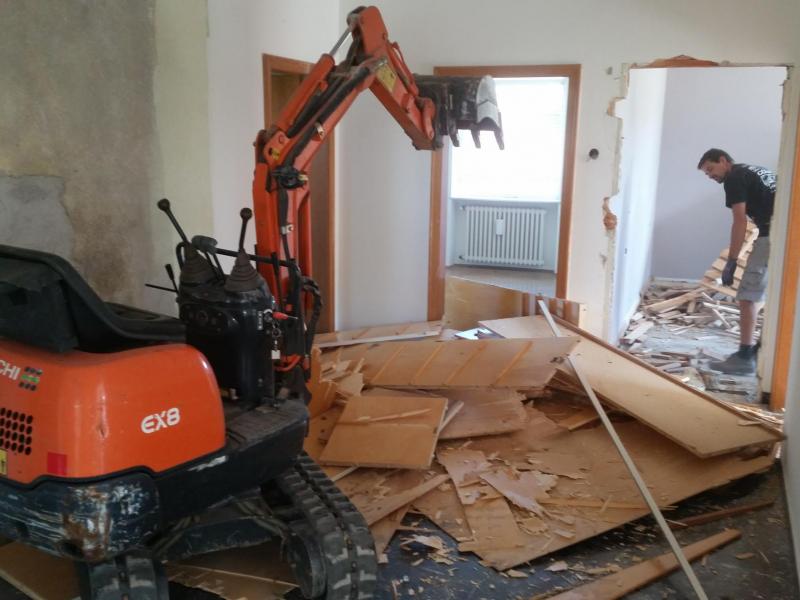 Abbruch von Gebäuden