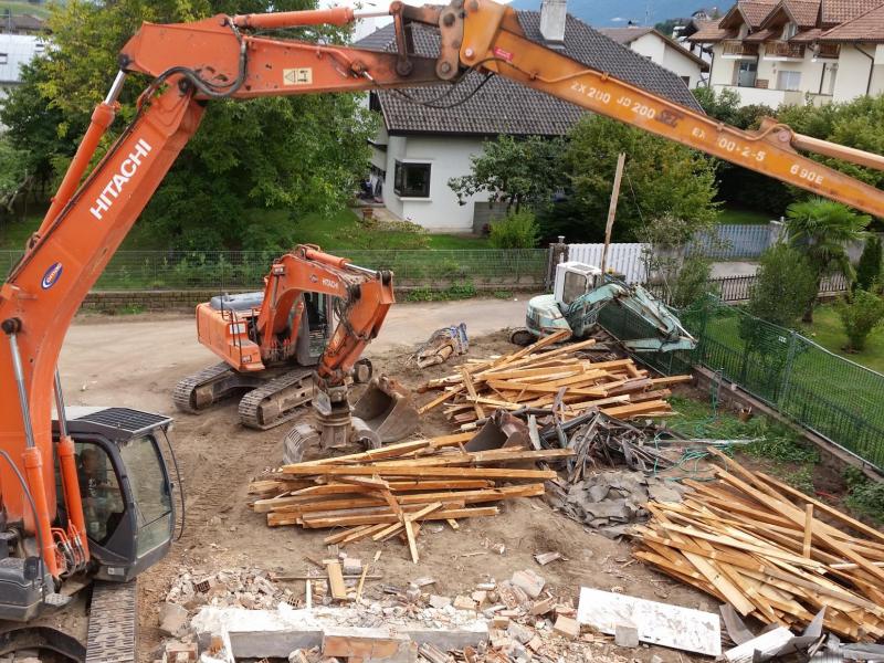 Abbruch von Gebäuden