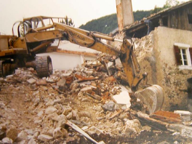 Abbruch Wohnhaus Juni 1979
